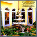 Architecture and landscape in courtyard