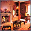 Custom designed library and furnishings