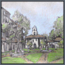 View across Park to Townhouses and Retail Complex