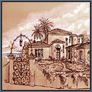 Spanish Mission Style Architecture in Santa Barbara